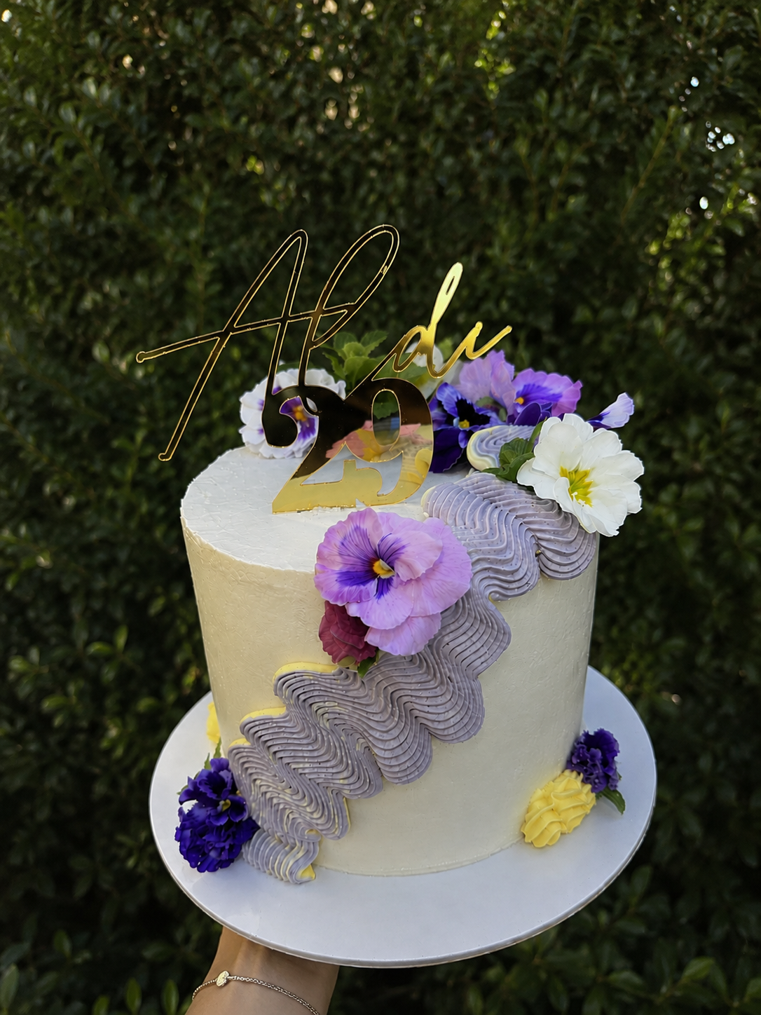 Torta con flores Emma Pastelería