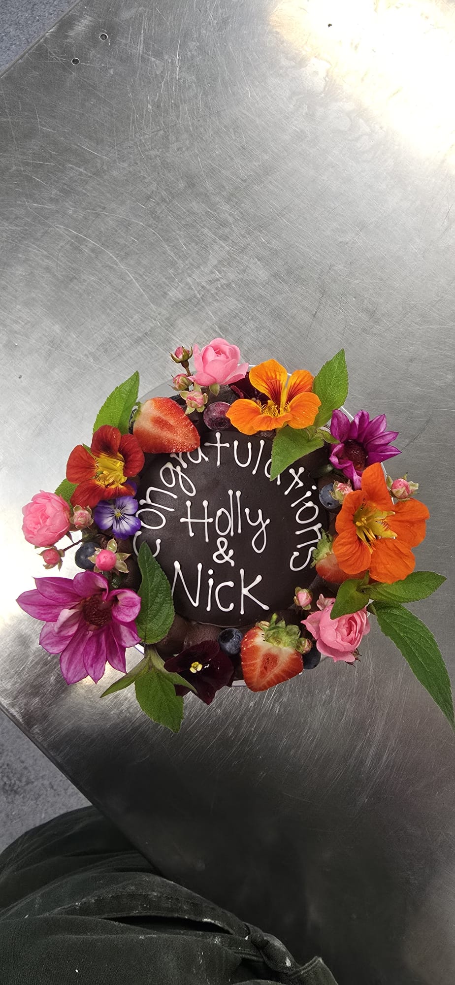 Torta Congratulations Holly & Nick